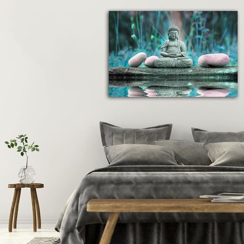 Obraz na płótnie - Canvas, Budda nad wodą 60x40 na Arena.pl