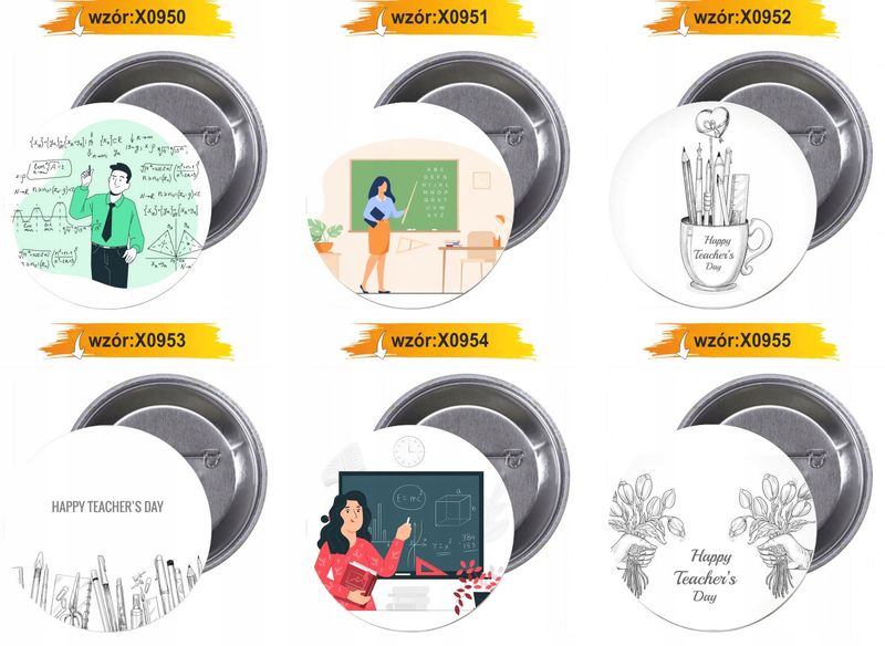 Przypinki buttony DZIEŃ EDUKACJI NARODOWEJ zdjęcie 5