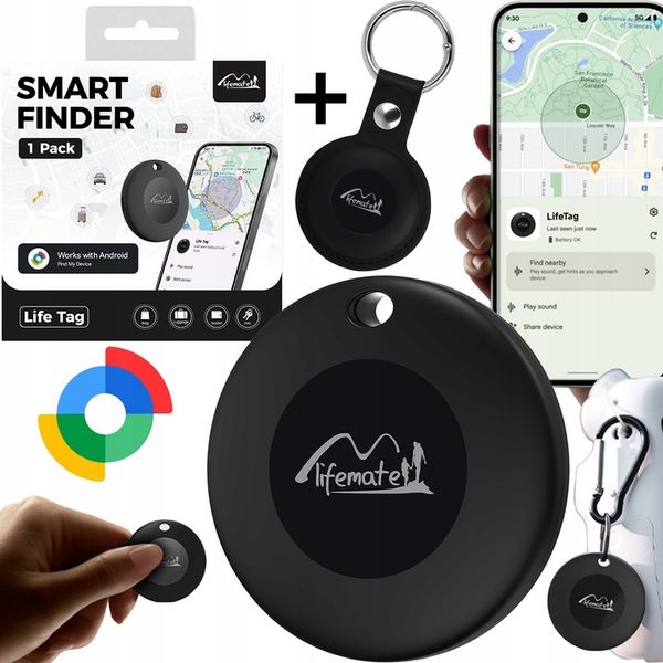 LifeMate LOKALIZATOR GPS TRACKER DO ROWERU AUTA KLUCZY GOOGLE ANDROID zdjęcie 1