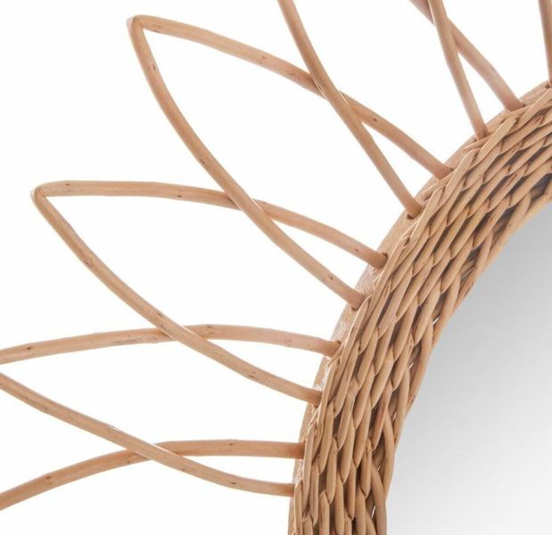 Lustro rattanowe Flowi 50cm zdjęcie 3