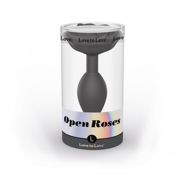 Open Roses L Size - Black Onyx zdjęcie 1