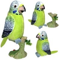 INTERAKTYWNA GADAJĄCA PAPUGA TAŃCZY PRZEDRZEŹNIACZ MASKOTKA DLA DZIECKA