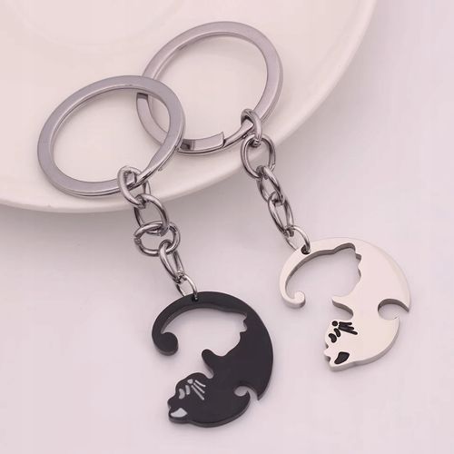 Brelok Yin Yang 2 Koty Miłość Partnerstwo Oddanie 1 Para dla Zakochanych 2x na Arena.pl