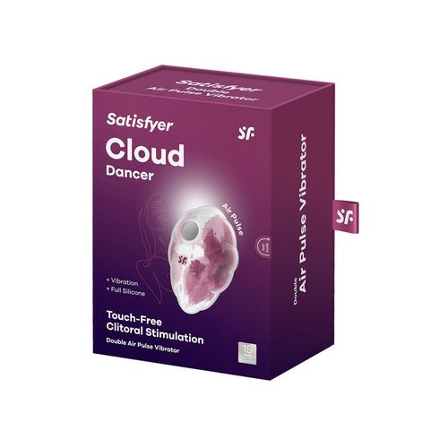 Ssący masażer do Łechtaczki Satisfyer Cloud Dancer Czerwony na Arena.pl
