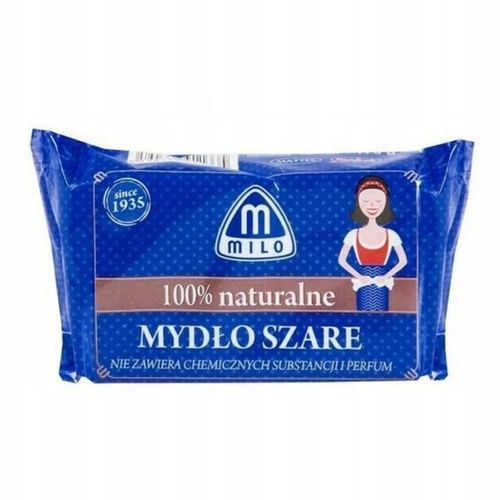 10x Milo 100% naturalne szare mydło w kostce 175g na Arena.pl