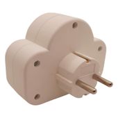 Adapter gniazda z przełącznikiem 250V 16A