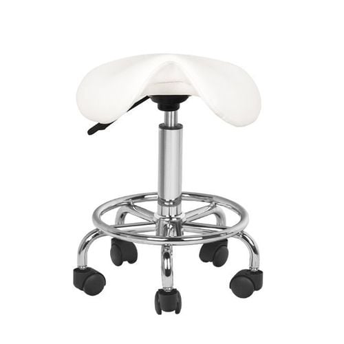Taboret kosmetyczny 6010 biały na Arena.pl