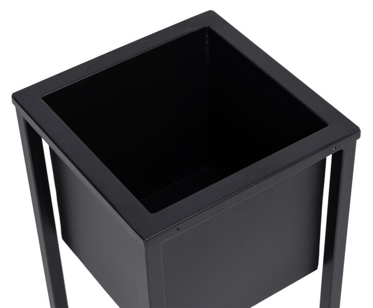 Kwietnik Concove loft 40 cm czarny zdjęcie 6