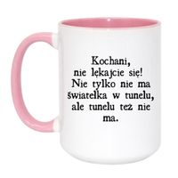 Duży Biało-Różowy 450 ml