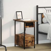 Szafka Nocna z szufladą Wędzony dąb 60 x 30 x 61 cm