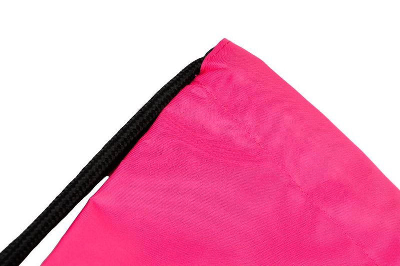 Worek na Buty Różowy z Kieszonką 42x32 cm Regulowane Szelki Poliester zdjęcie 3