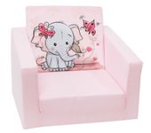 fotel dla dziecka rozkładany słonik