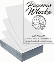 Ulotki A6 reklamowe firmowe 100szt wiele różnych wzorów PIZZERIA WŁOSKA
