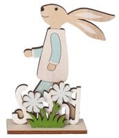 ZAJĄC ZAJĄCZEK WIELKANOCNY DREWNIANY OZDOBA FIGURKA