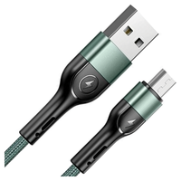 usams kabel pleciony u55 2a micro usb1szt. for set u55 zielony/green