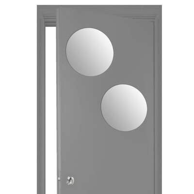 Zestaw 2 luster 40x40cm samoprzylepnych okragłe zdjęcie 2