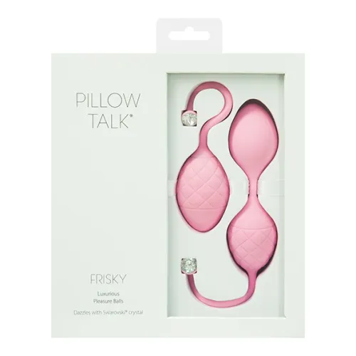 pillow talk frisky pink - progresywne kulki kegla z silikonem na Arena.pl