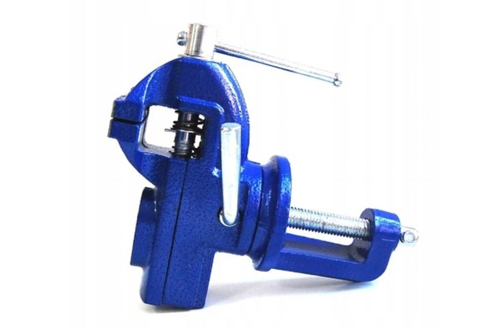 IMADŁO ŚLUSARSKIE OBROTOWE 360 Z KOWADŁEM ŻELIWNE STOŁOWE SOLIDNE 50MM zdjęcie 8