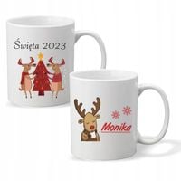 Kubek z nadrukiem PREZENT ŚWIĄTECZNY ŚWIĘTA ROK na święta boże narodzenie