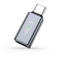 tech-protect ultraboost audio adapter type-c to lightning grey