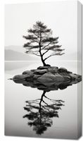 Obraz 50x90cm Samotne Drzewo