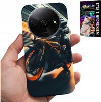 ETUI DO XIAOMI REDMI A3 - MOTOCYKLISTA MOTOR FAN MOTOCYKL + SZKŁO