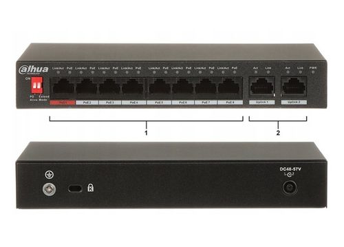 Nowoczesny Zestaw Monitoringu IP Dahua z 6 Kamerami 4Mpx na Arena.pl