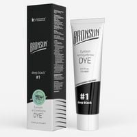 BRONSUN Farbka do brwi - DEEP BLACK czarny