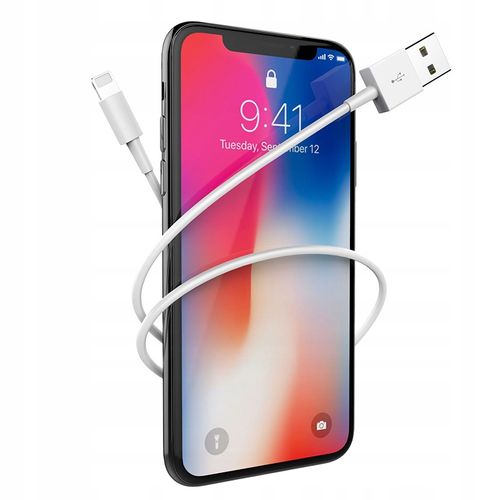 KABEL USB 2M DO IPHONE LIGHTnING CERTYFIKAT MFI 18W na Arena.pl