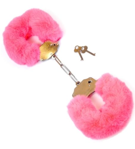 Kajdanki z puszystym różowym futerkiem na Arena.pl