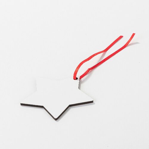 Dwustronna zawieszka z MDF-u do sublimacji - gwiazda na Arena.pl