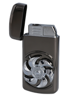 Zapalniczka Żarowa z Wiatrakiem Srebrno-Grafitowa