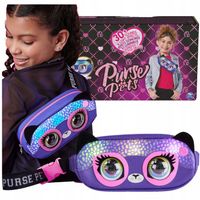 INTERAKTYWNA NERKA TOREBKA NA PASKU PURSE PETS SZASZETKA Z OCZAMI