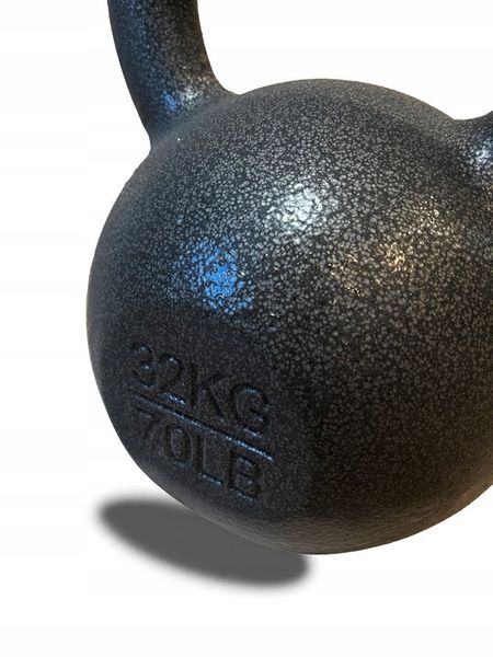 Kettlebelle kettel 32kg kettle żeliwny kula żeliwna zdjęcie 3