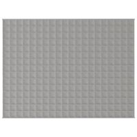 Koc obciążeniowy, szary, 150x200 cm, 7 kg, tkanina