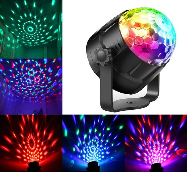 PROJEKTOR LED KULA DYSKOTEKOWA RGB REFLEKTOR DISCO zdjęcie 4