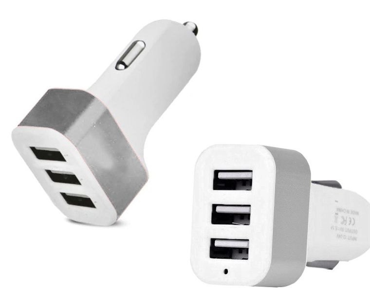 ŁADOWARKA SAMOCHODOWA 3 USB zdjęcie 1