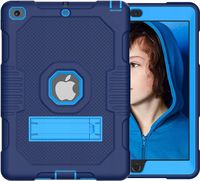 Etui do iPad 6/5 9.7" z Podstawką i Miejscem na Rysik Granatowe