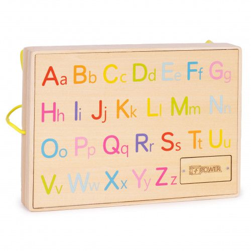 TABLICA MANIPULACYJNA LED DREWNIANA DLA DZIECI OD 3 LAT na Arena.pl