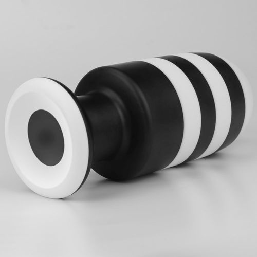 Zatyczka Analna Czarno-Biała Silikonowa Korek Analny Plug 19,5 Cm na Arena.pl