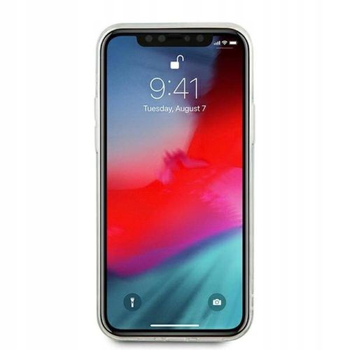 Guess Hardcase do iPhone 12 Pro Max srebrny/silver na Arena.pl