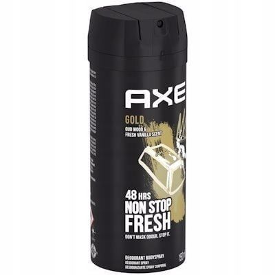 AXE GOLD Deodorant Body Spray 150ml. 48H zdjęcie 1
