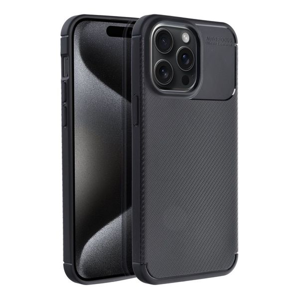 Futerał CARBON PREMIUM do IPHONE 15 Pro Max czarny zdjęcie 1