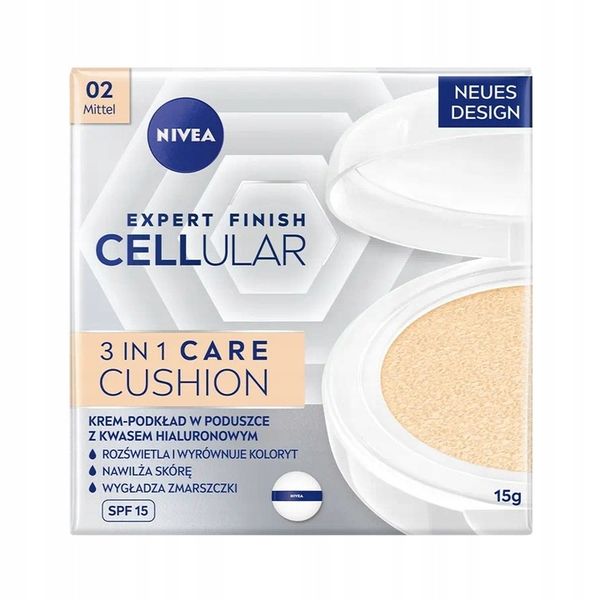 NIVEA Expert Finish Cellular podkład SPF15 02 zdjęcie 1