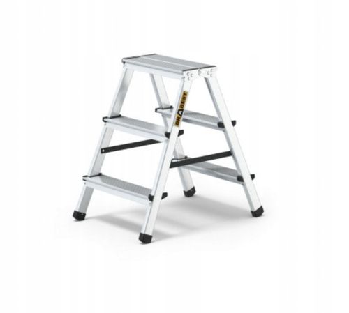 Drabina drabinka taboret 3 Stopniowa podest MOCNA WYTRZYMAŁA PREMIUM na Arena.pl