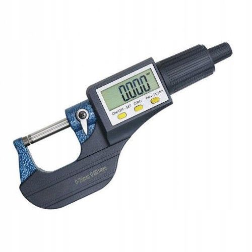 MIKROMETR ELEKTRONICZNY CYFROWY 0-25 mm / 0.001 mm PROTESTER na Arena.pl