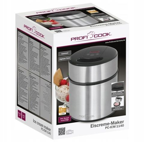 ProfiCook Maszyna do lodów PC-ICM 1140, 1800 ml, 1 na Arena.pl