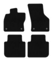 Dywaniki welurowe BASIC czarne Skoda Superb III 2015-2020