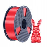 Filament SUNLU PLA+ Silk 1.75mm 1kg (czerwony)
