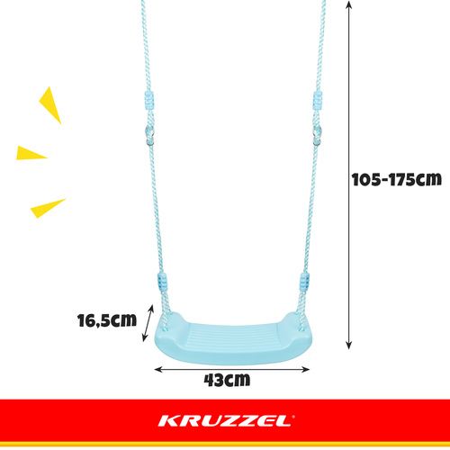 Huśtawka Plastikowa - Niebieska 25446 na Arena.pl